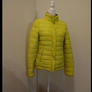 American Eagle Womens Neon Puffer Jacket Sz S
